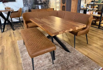 Houghton Corner Dining Set - Tan Houghton Corner Dining Set - Tan