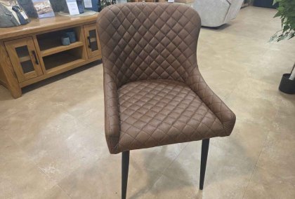 Houghton Vintage Dining Chair - Tan Houghton Vintage Dining Chair - Tan