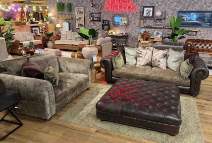 Arundel & Stirling Bundle - 3.5 Seater, Snuggler, and Footstool