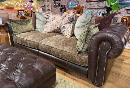 Arundel & Stirling Bundle - 3.5 Seater, Snuggler, and Footstool