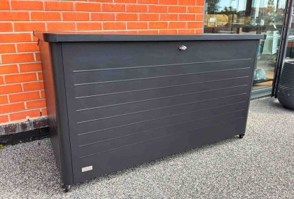 Outdoor Lockable Cushion Box - Black Outdoor Lockable Cushion Box - Black