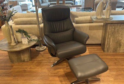Hopkins Swivel Recliner & Footstool Hopkins Swivel Recliner & Footstool