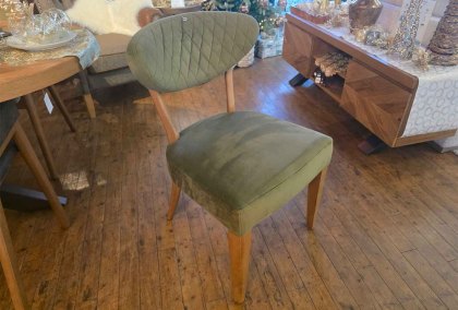 Eclipse Dining Chair x2 - Cedar Velvet