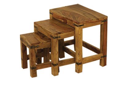 Jute Nest of Tables Jute Nest of Tables