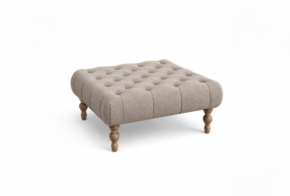 Sutton - Deep Square Buttoned Stool Sutton - Deep Square Buttoned Stool