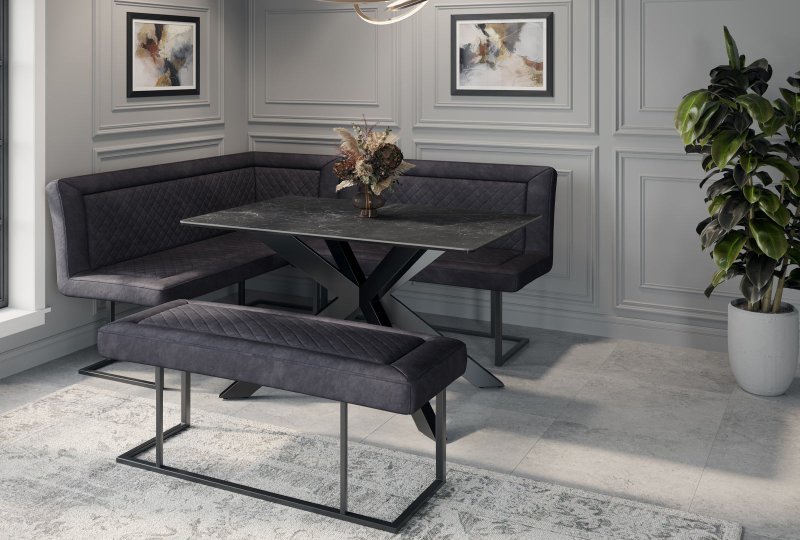 Austin Corner Bench Dining Table Set