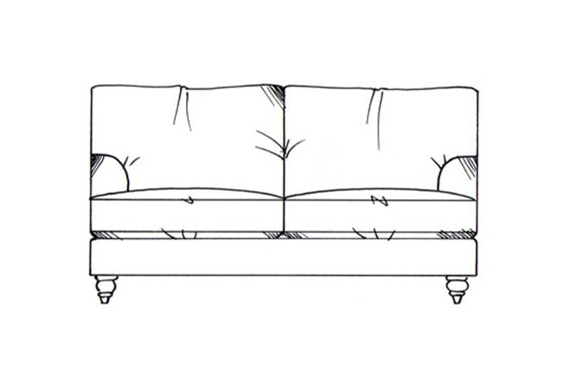 Sowerby Small Sofa - Line Art