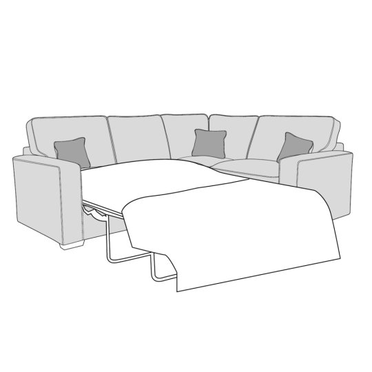 Cleveland Corner Group Including Sofabed Standard Back - Line Art