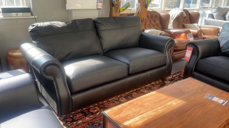 Clearance Francis Leather 4 Seater
