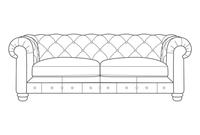 Couch & Co Britten 3 Seater Sofa
