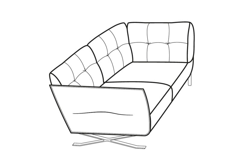 Sorrento Corner and Armchair Sectional LHF