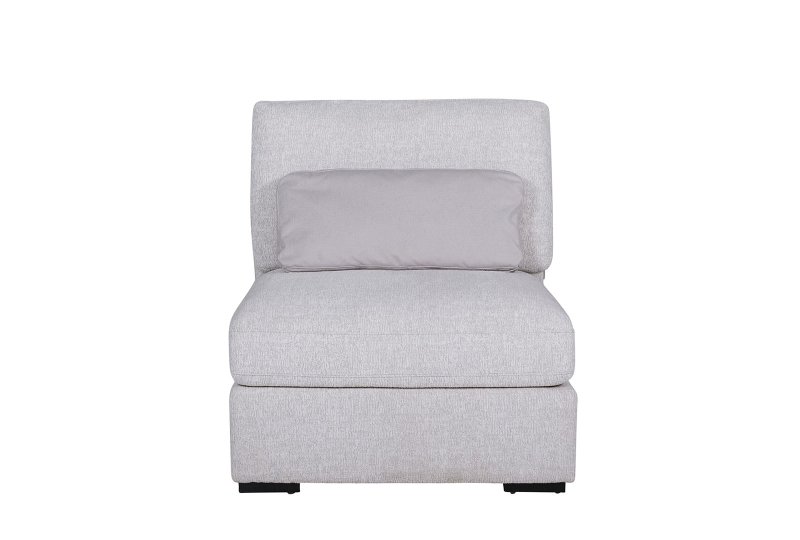 Hoffman Armless Sectional - Light Grey