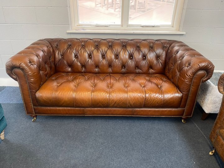 Buckley Leather 3.5 Seater Sofa