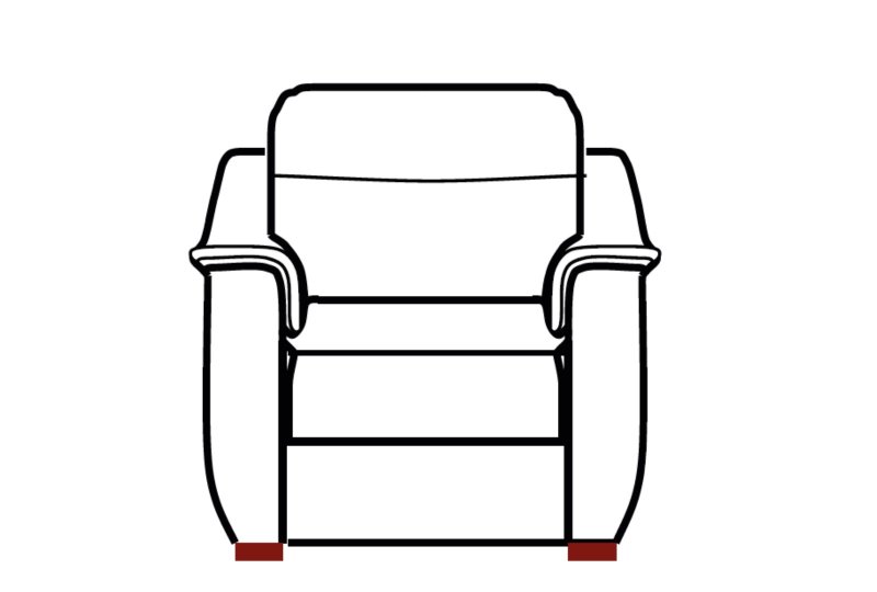 Palma Armchair - Line Art