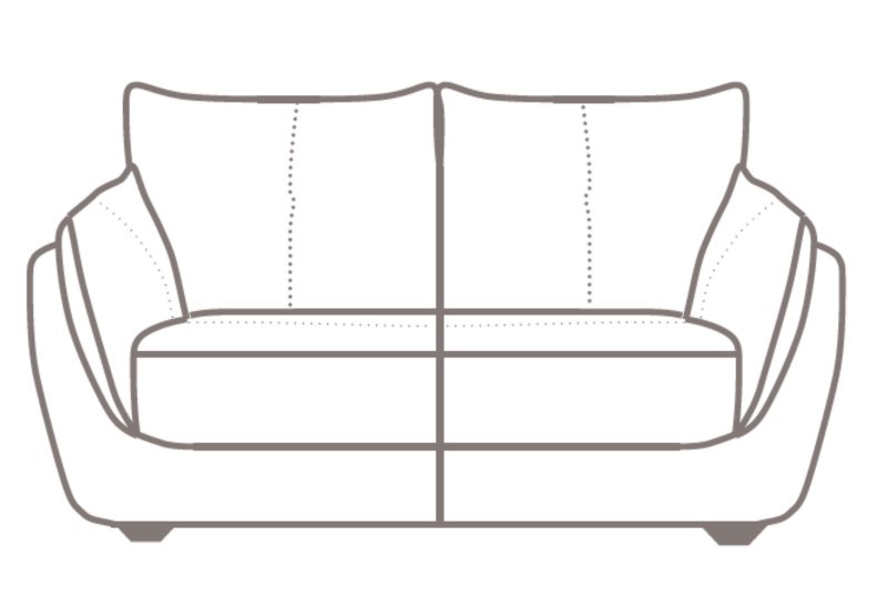 Corato Loveseat - Line Art