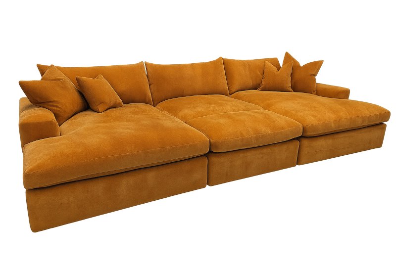 Whitemeadow Pendle Double Chaise with Snug Stool