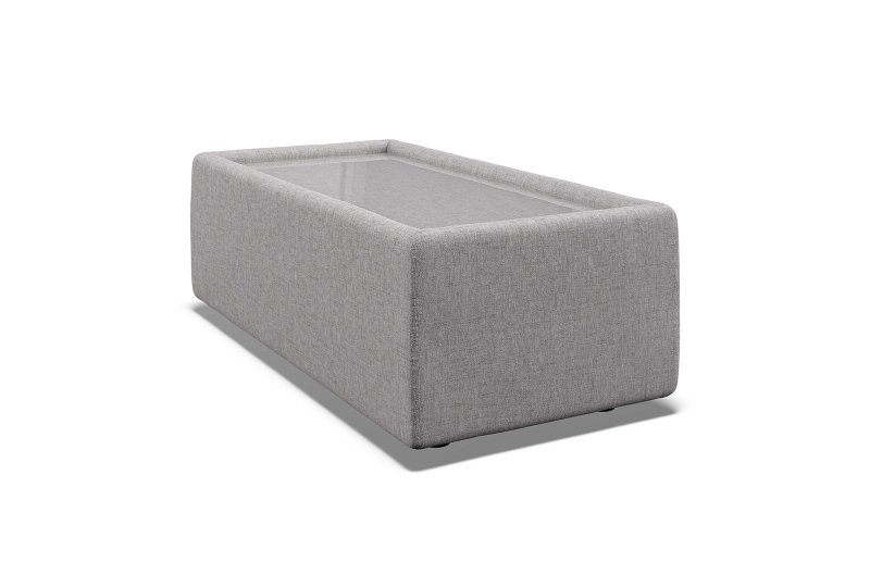 Whitemeadow Newland Rectangle Glass Top Table