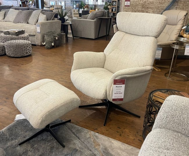 Clearance Munich Swivel Chair & Stool