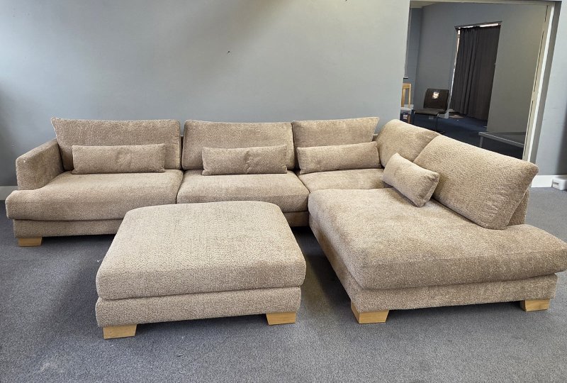 Clearance Brennan Corner Group with Footstool