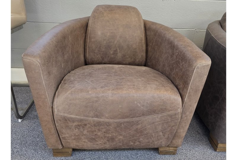 Clearance Ripley Leather Accent Chair