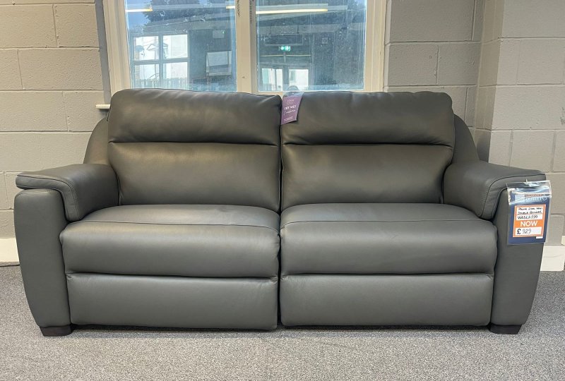 Clearance Palma 2 Seater Leather Sofa