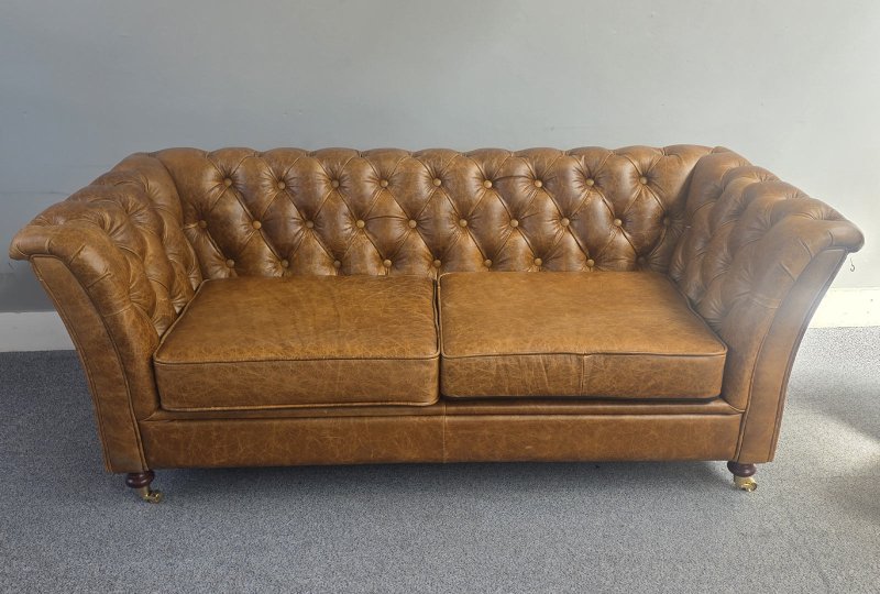 Clearance Caesar 2 Seater Leather Sofa