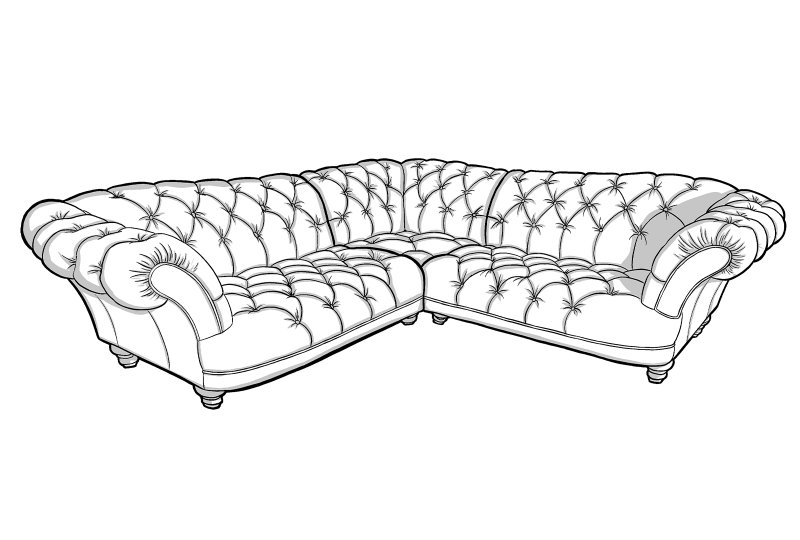 Otto Large Corner Group Sofa