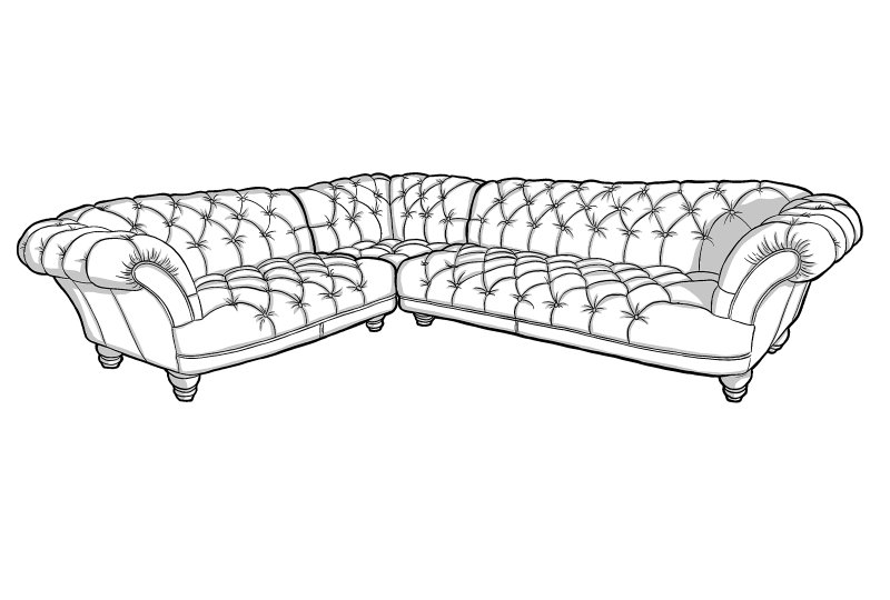 Otto XL Corner Group Sofa