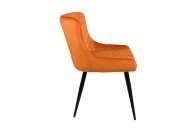 Morden Dining Chair Side View - Burnt Orange
