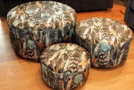 Dollie Nest Of Footstools - Feathers Jewel