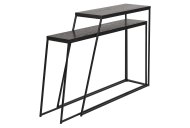 Mansell Black Ash Veneer Console Tables