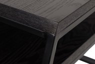 Mansell Black Ash Veneer Coffee Tables Close Up