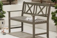 Pacific Lifestyle Calvo - 2 Seater Antique Grey Bench