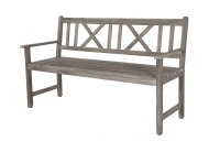 Calvo - 3 Seater Antique Grey Bench