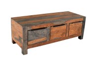 Cuban 3 Drawer Coffee Table