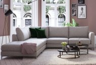 Zavvi Modular Sofa - White/Grey Fleck