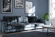 Zavvi 5 Seater Sofa (Split) - Blue