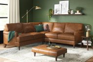 Buoyant Bethie Leather Footstool