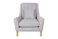 Sinatra Accent Chair - Anya Silver