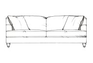 Colworth Large Sofa - Line Art