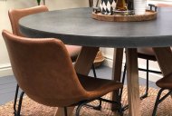 Adra Round Dining Table Close Up