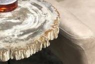 Bluebone Cala Petrified Wood Staccato Table