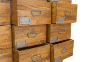 Rescate 18 Drawer Apothecary Chest Open