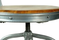 Rescate Bar Stool With Back Rest Close Up