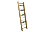 Rescate Leaning 9 Bottle Wine Rack