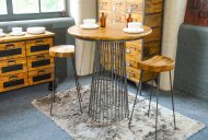 Rescate Birdcage Bar Table & Tractor Seat Bar Stools