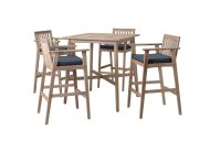 Bluebone Skara Bar Table Set with 4 Chairs