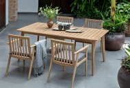 Bluebone Skara Dining Table Set with 4 Chairs