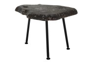 Sylvan Charcoal Teak Slice Side Table