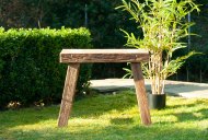 Sylvan Teak Grid Stool